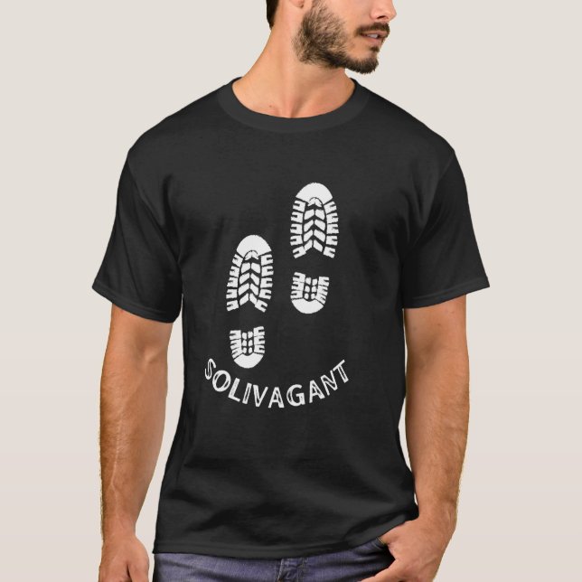 SOLIVAGANT Wandering Alone T-Shirt (Front)