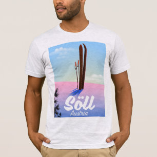 Söll, Austria Ski travel poster T-Shirt
