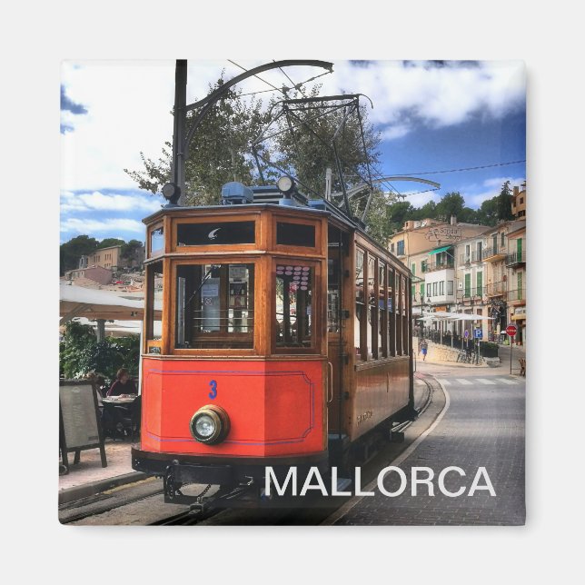 Soller train magnet on the island of Majorca (Front)