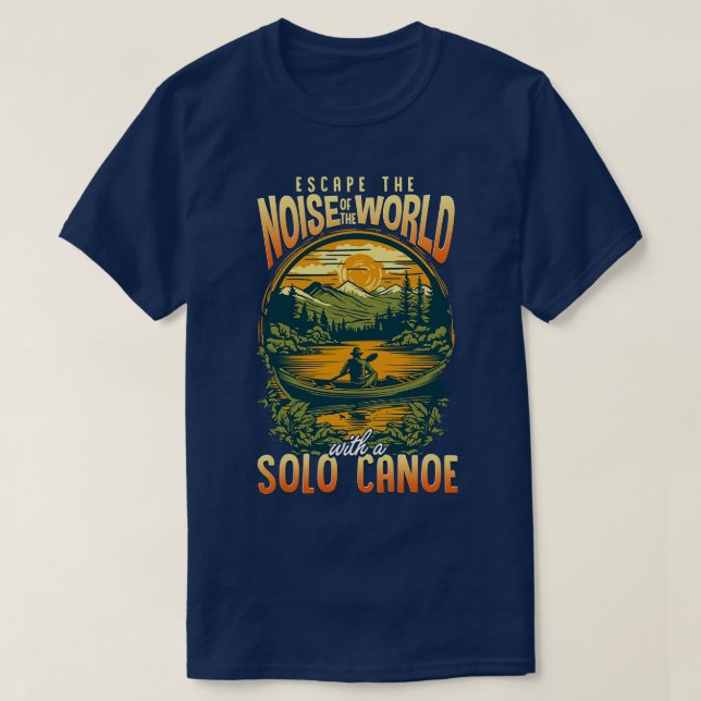 Solo Canoe Lovers T-Shirt (Design Front)