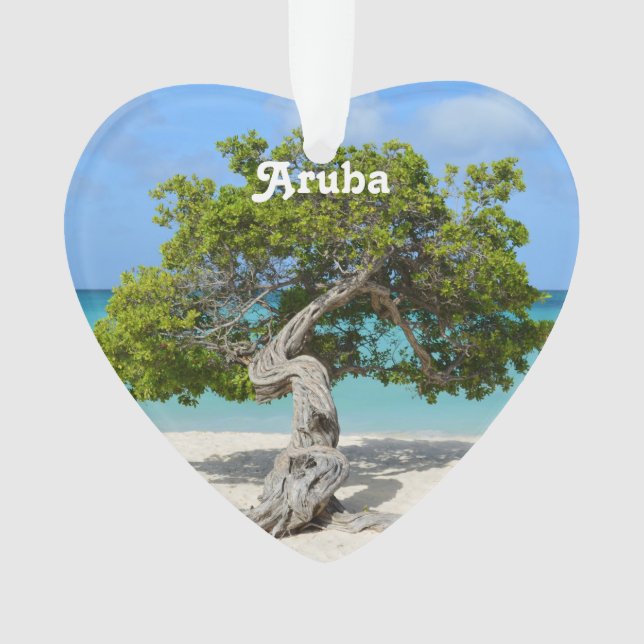 Solo Divi Divi Tree in Aruba Ornament (Front)