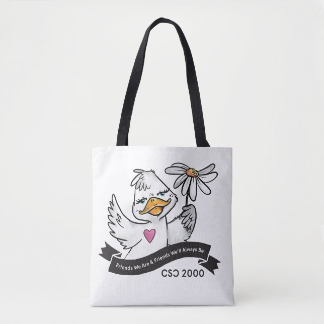 Solo Ducky Pattern Tote Bag (Front)