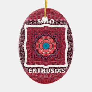 Solo Enthusiasm Ceramic Tree Decoration