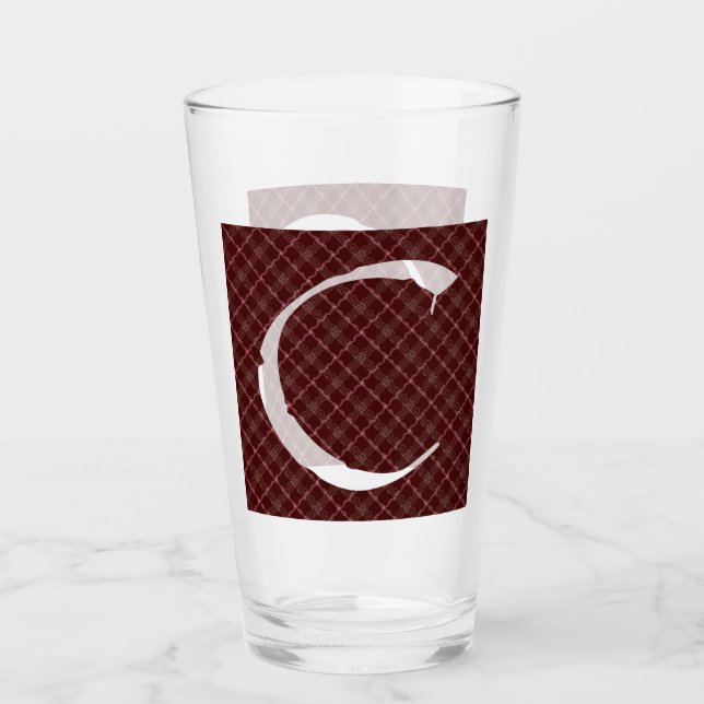 Solo Letter block plate Glass (Front)