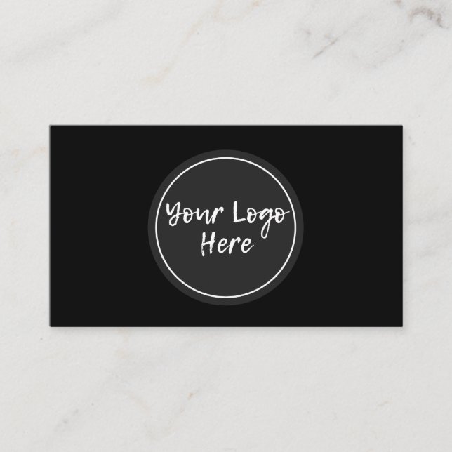 Solo Logo Business Card (Front)