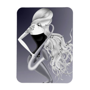 Solo Monochrome Flexible  Magnet