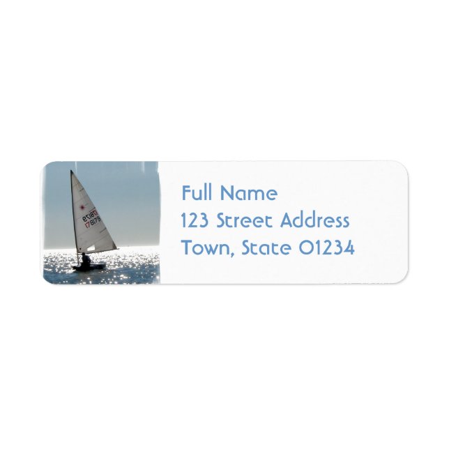 Solo Sail Mailing Label (Front)