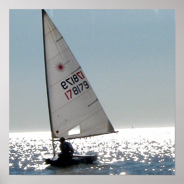 Solo Sail Poster Print (Front)