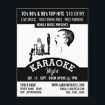 Solo Singer, Karaoke Event Advertising Flyer<br><div class="desc">Solo Singer,  Karaoke Event Advertising Flyer by The Business Card Store.</div>
