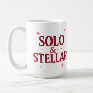 Solo & Stellar Modern Valentine Quote Design Coffee Mug