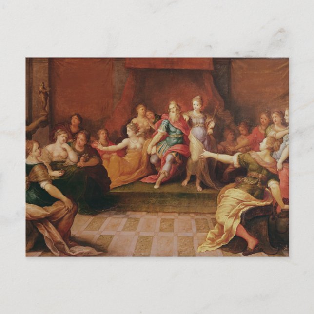 Solomon and his Women Postcard (Front)