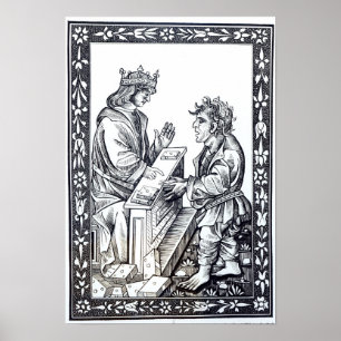 Solomon and Marcoul, illustration from Poster