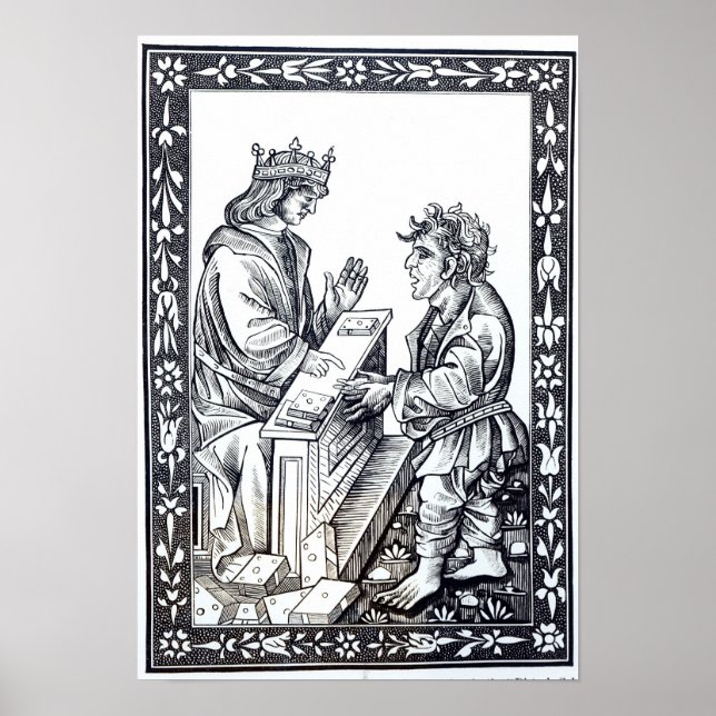 Solomon and Marcoul, illustration from Poster (Front)