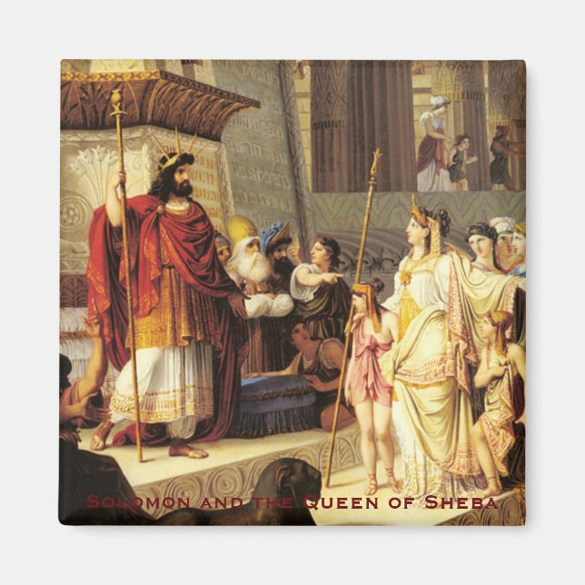 Solomon and the Queen of Sheba - Giovanni De Min Magnet (Front)