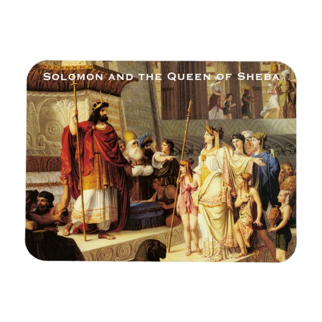 Solomon and the Queen of Sheba - Giovanni De Min Magnet (Horizontal)