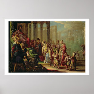 Solomon and the Queen of Sheba, or Esther before A Poster