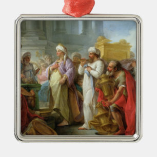 Solomon Before the Ark of the Covenant, 1747 Metal Tree Decoration