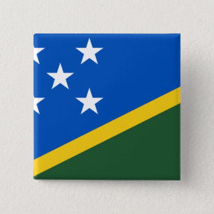 Solomon Islands Flag 15 Cm Square Badge