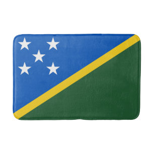 Solomon Islands Flag Bath Mat