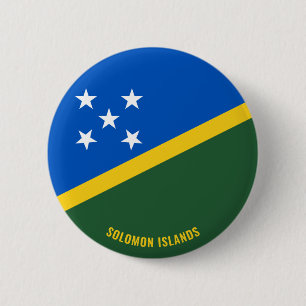 Solomon Islands Flag Charming Patriotic 6 Cm Round Badge