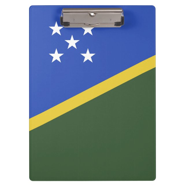 Solomon Islands flag Clipboard (Front)