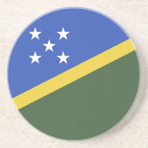Solomon Islands flag Coaster