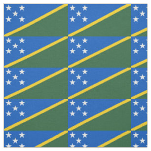 Solomon Islands Flag Fabric