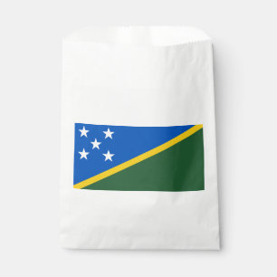 Solomon Islands Flag Favour Bags