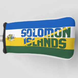 Solomon Islands Flag Gorgeous Patriotic Golf Head  Cover