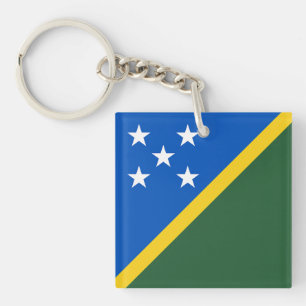 Solomon Islands Flag Key Ring