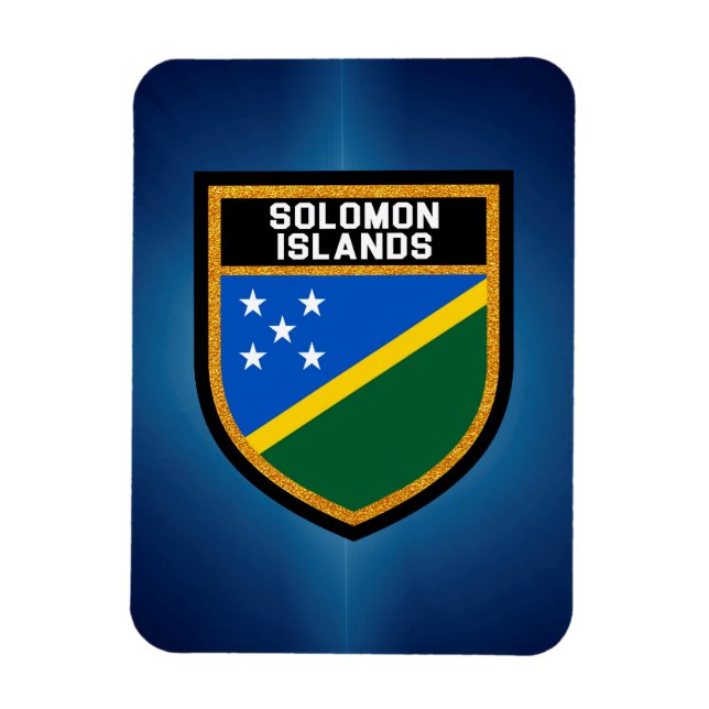 Solomon Islands Flag Magnet (Vertical)