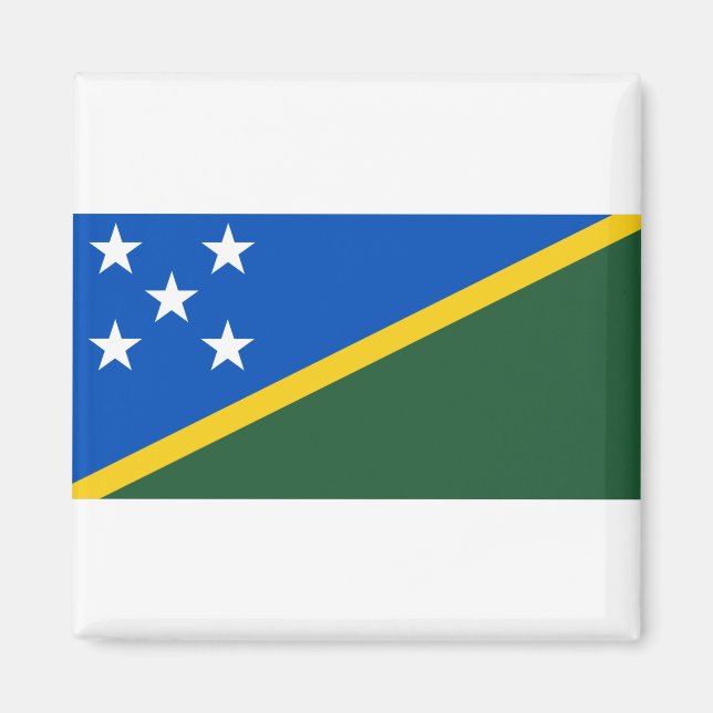 Solomon Islands Flag Magnet (Front)