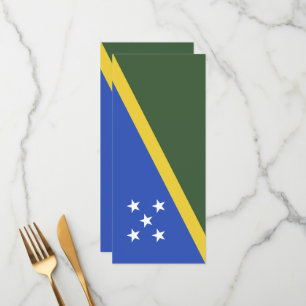 Solomon Islands flag Menu