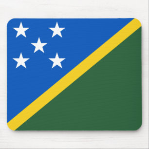 Solomon Islands Flag Mouse Mat