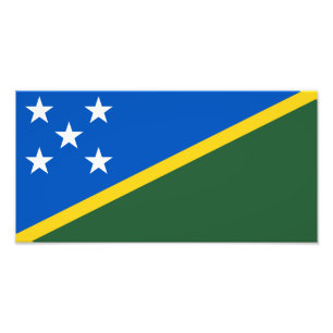 Solomon Islands Flag Photo Print