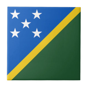 Solomon Islands Flag Tile