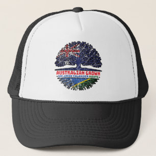 Solomon Islands Islander Australian Australia flag Trucker Hat
