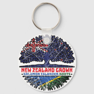 Solomon Islands Islander New Zealander New Zealand Key Ring