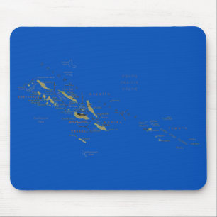 Solomon Islands Map Mousepad