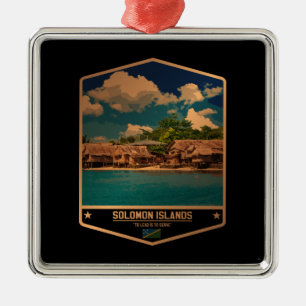 Solomon Islands Metal Tree Decoration