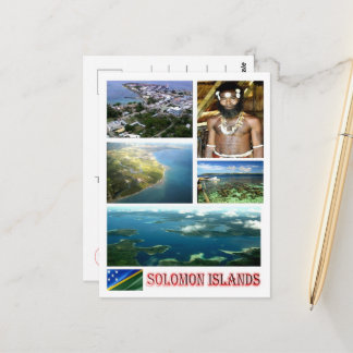 Solomon Islands - Mosaic - Postcard