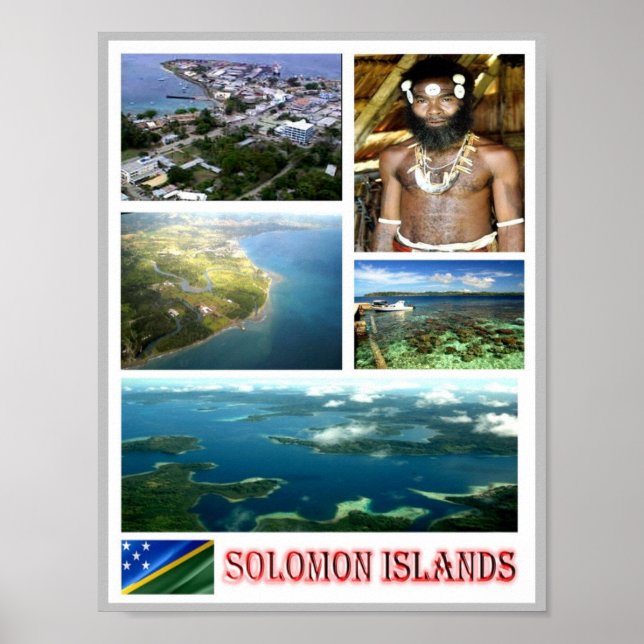Solomon Islands - Mosaic - Poster (Front)