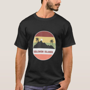 Solomon Islands Mountain And Palms T-Shirt