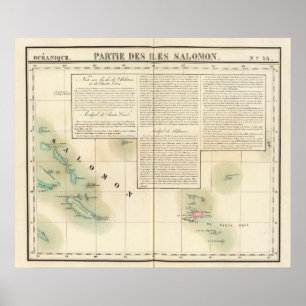 Solomon Islands Oceania no 33 Poster