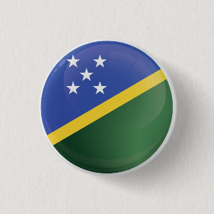 Solomon Islands  Round Icon Flag 3 Cm Round Badge