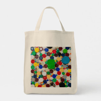 Solomon's Delight: Bottle Cap Art Designer Tote  Bag