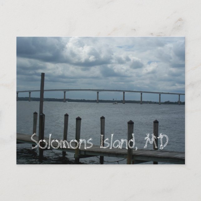 Solomons Island, MD Postcard (Front)