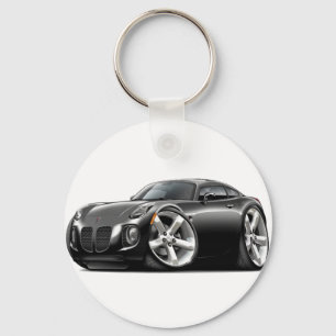 Solstice Black Car Key Ring