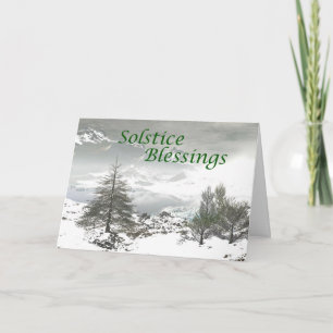 Solstice Blessings Greeting Card