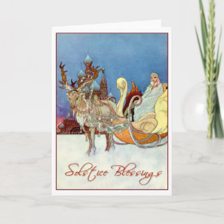 Solstice Blessings Holiday Card